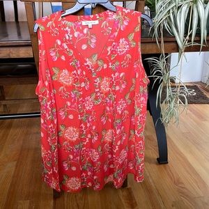 Rose + Olive Sleeveless Top